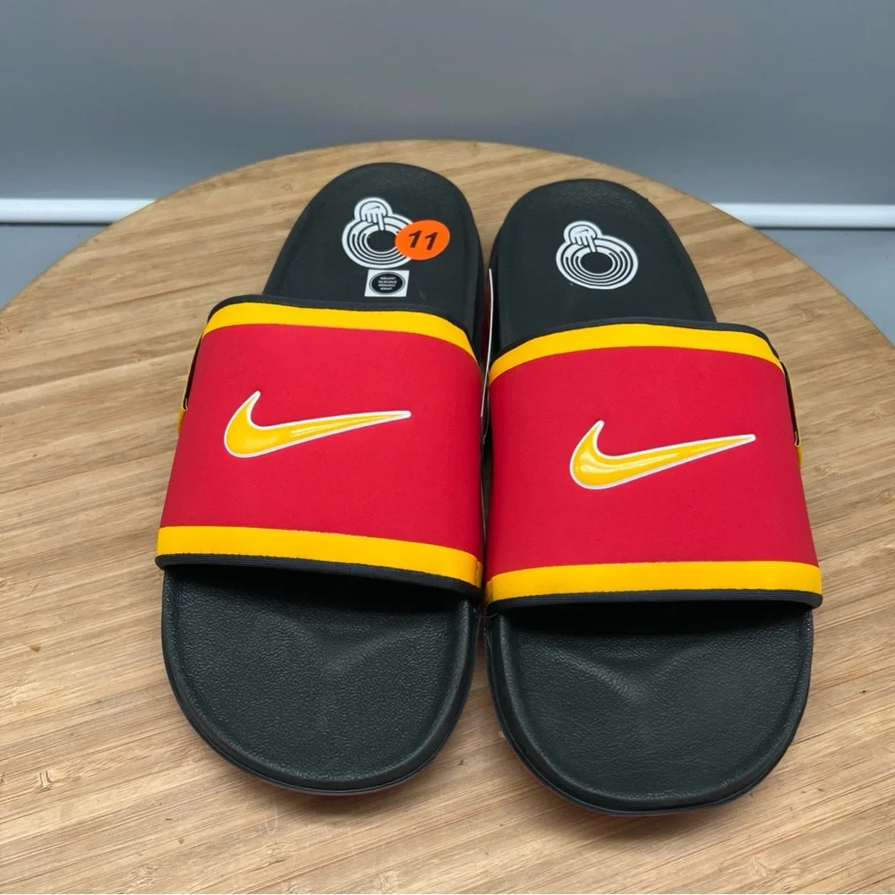 Nike Offcourt Slide KC Kansas City Chiefs Sandals Red‎ Men’s 11 FN3050-600 New